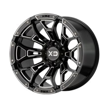 ~(47 lbs. 23X23X13)~ XD841 20X10 8X170 G-BLK MILL -18MM