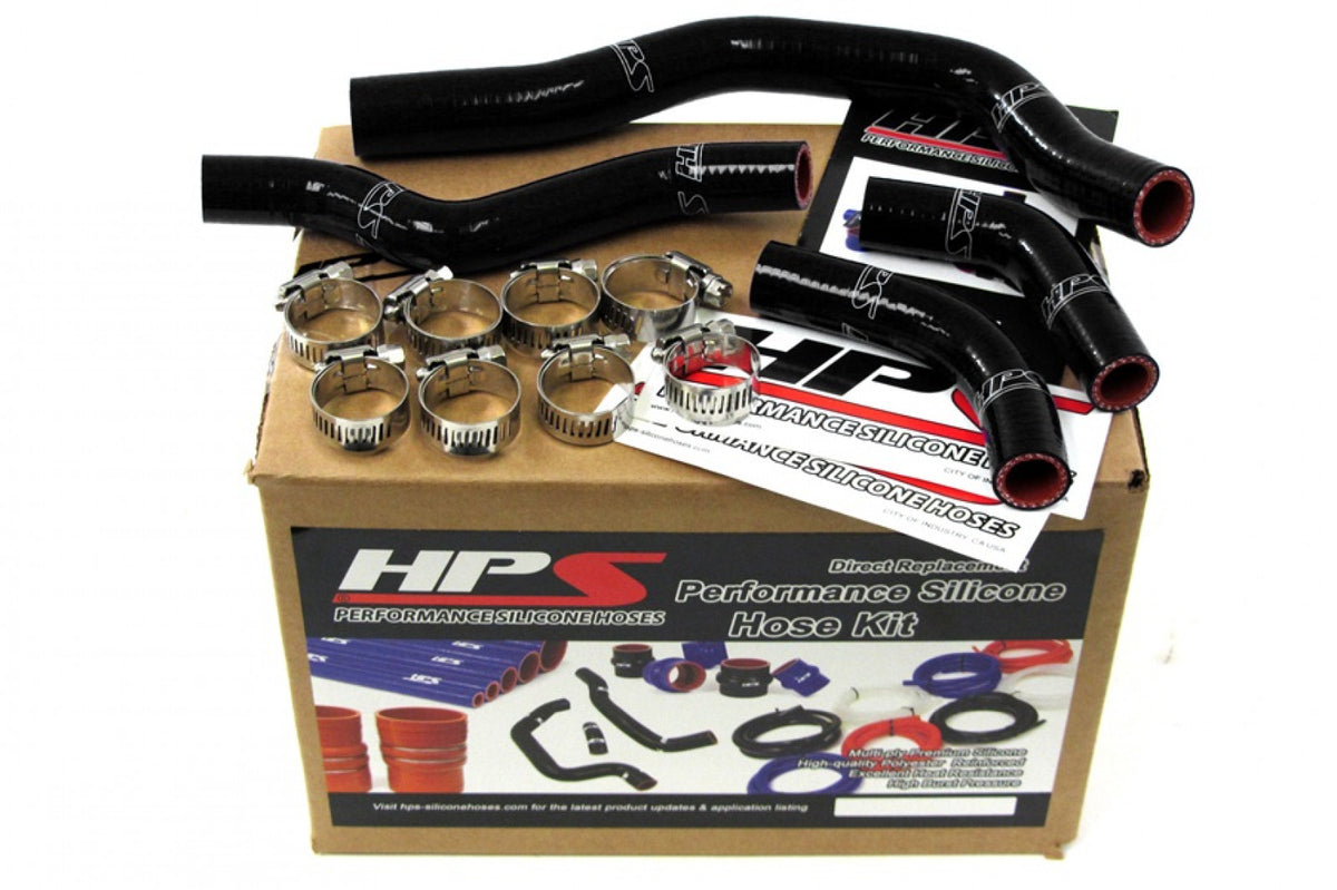 HPS Black Reinforced Silicone Radiator Hose Kit Coolant for Honda 05-09 CRF450X