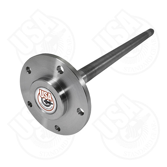 USA Standard 1541H alloy left hand rear axle for GM 7.5IN Astro Van with 28 splines.