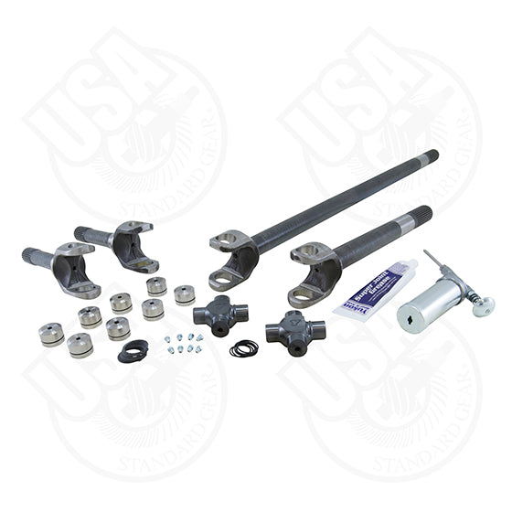 USA Standard 4340 Chrome-Moly replacement axle kit for Jeep TJ Rubicon Dana 44 w/Super Joints