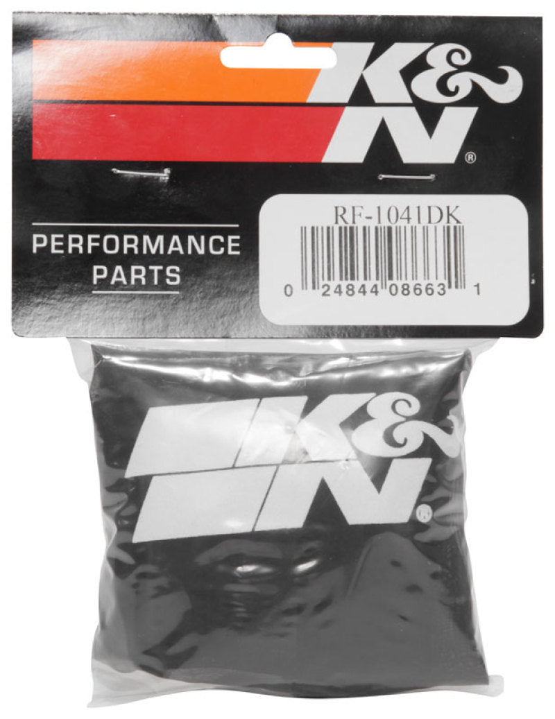 K&amp;N Black Drycharger Round Tapered Custom Air Filter Wrap