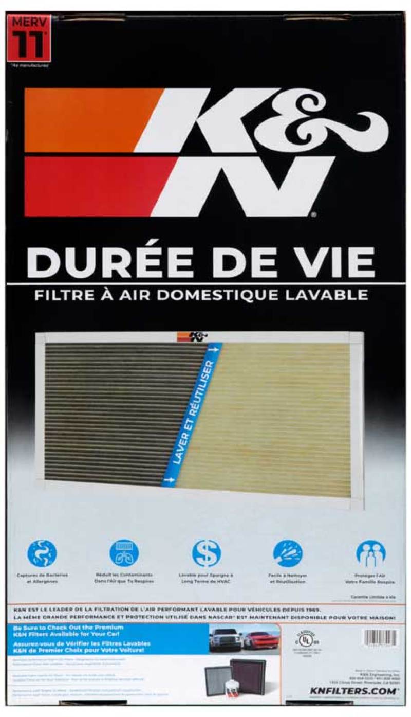 K&amp;N HVAC Filter - 14 x 25 x 1