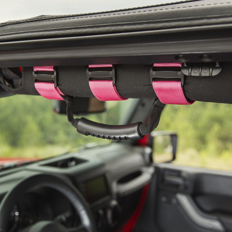 Rugged Ridge Ultimate Grab Handles Pink 55-20 CJ/Jeep Wrangler /JT