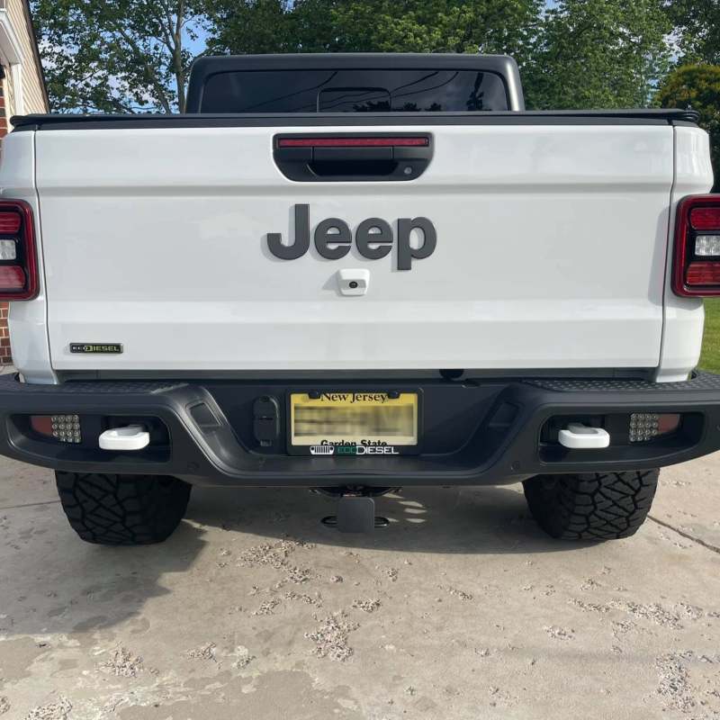 Oracle Jeep Gladiator JT Rear Bumper LED Reverse Lights w/ Plug &amp; Play Harness - 6000K SEE WARRANTY