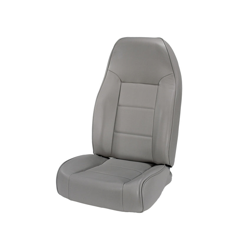 Rugged Ridge High-Back Front Seat Non-Recline Gray 76-02 CJ&amp;Wrang