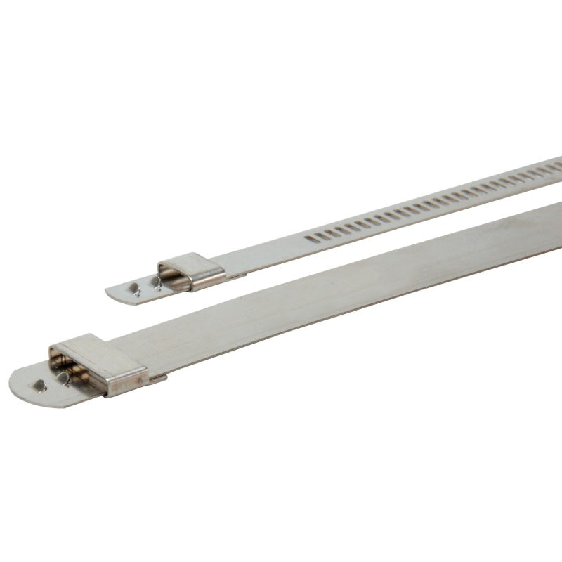DEI Stainless Steel Positive Locking Tie 1/2in (12mm) x 20in - 10 per pack