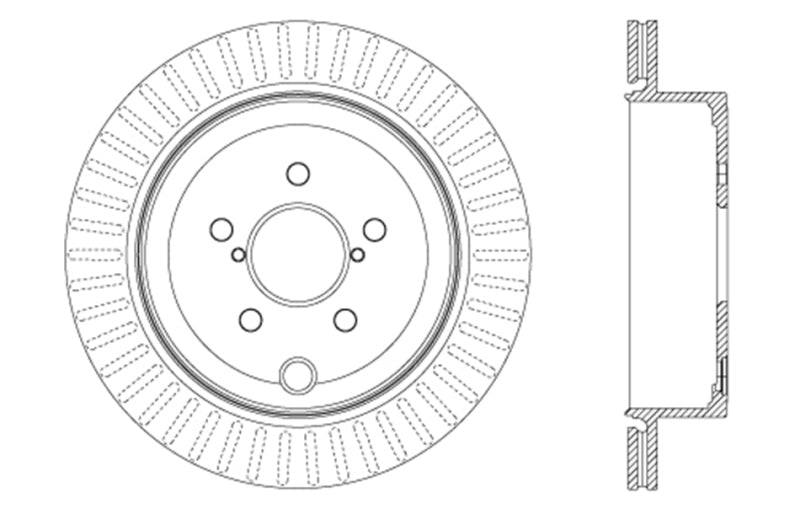 StopTech Slotted &amp; Drilled Sport Brake Rotor