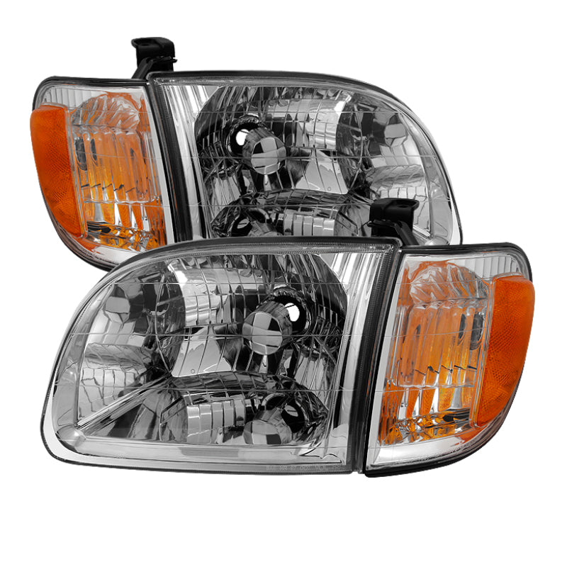 Xtune Toyota Tundra Regular/Access 00-04 OEM Style Headlights &amp; Corner Lights HD-JH-TTUN00-AM-C
