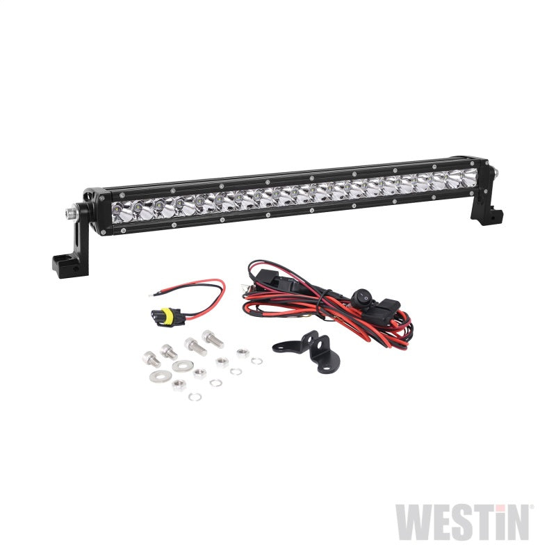 Westin Xtreme LED Light Bar Low Profile Single Row 20 inch Flex w/5W Cree - Black