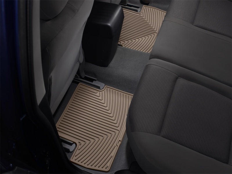 WeatherTech 96 GMC Rally Van Rear Rubber Mats - Tan