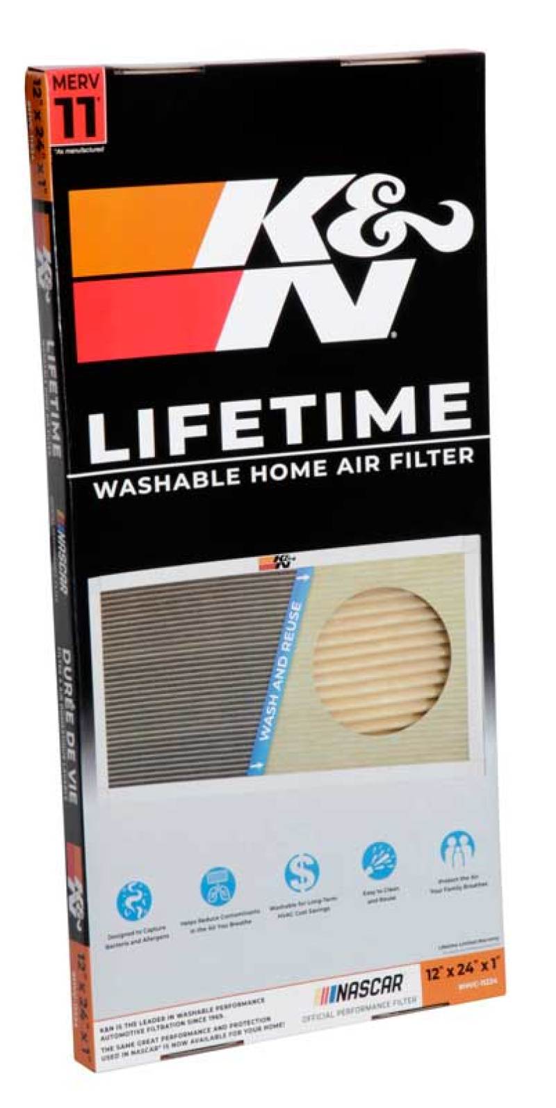 K&amp;N HVAC Filter - 12 x 24 x 1