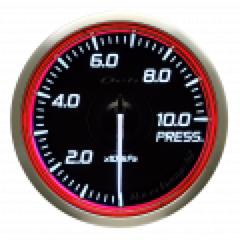 DEFI Racer Gauge N2 60mm Pressure 0-1000kPa Red