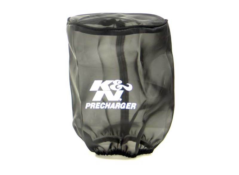 K&amp;N Universal Precharger Round Straight Air Filter Wrap Black 5in ID x 7in Height