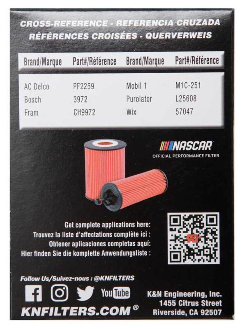 K&amp;N Toyota / Lexus / Scion 2.75in OD x 2.64in H Oil Filter