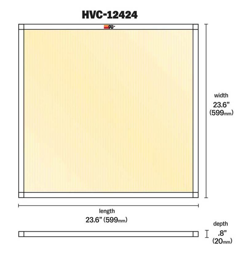 K&amp;N HVAC Filter - 24 x 24 x 1