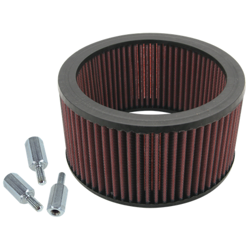 S&amp;S Cycle Super E/G Carbs High Flow Air Filter Kit w/ Spacers For S&amp;S Teardrop Air Cleaner