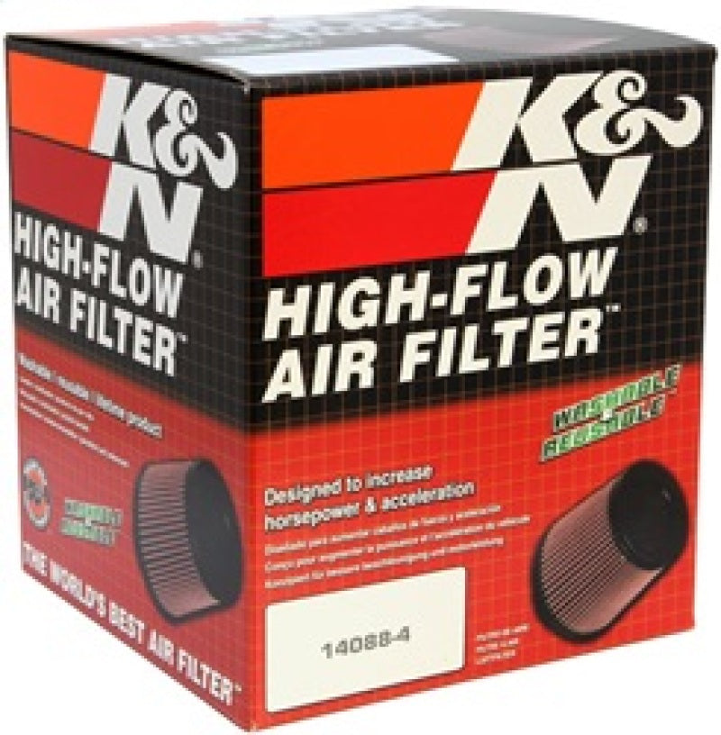 K&amp;N Filter Universal Rubber Filter 5in Flange 6.5in Base 4.5in Top 5.5in Height