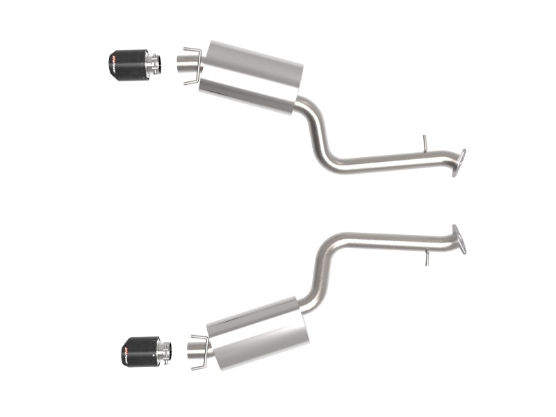 aFe Lexus IS350 14-22 V6-3.5L Takeda Axle-Back Exhaust System- Carbon Fiber Tip