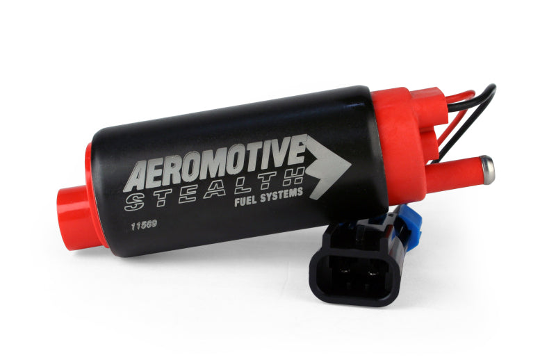 Aeromotive 340 Series Stealth In-Tank E85 Fuel Pump - Center Inlet - Offset (GM applications)