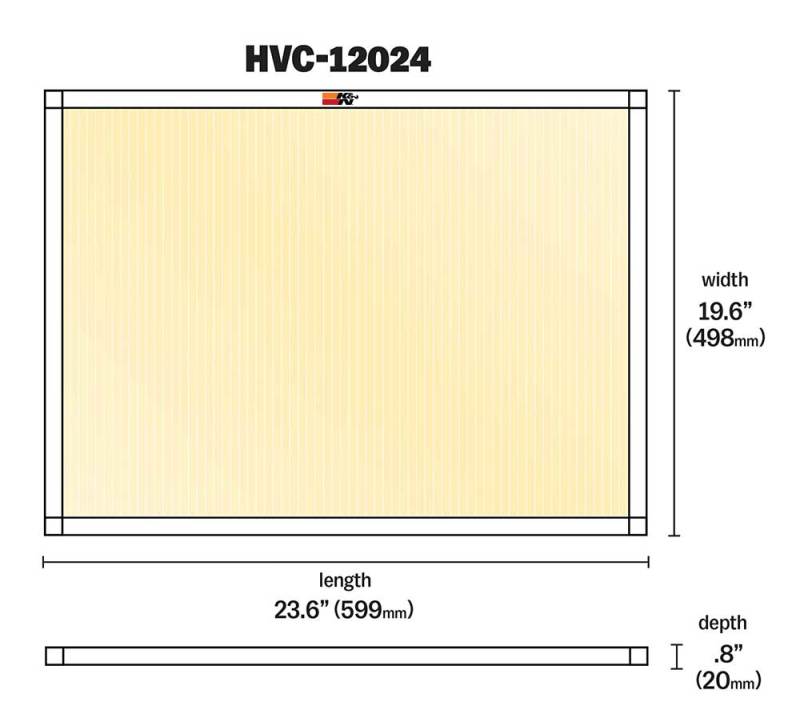 K&amp;N HVAC Filter - 20 x 24 x 1