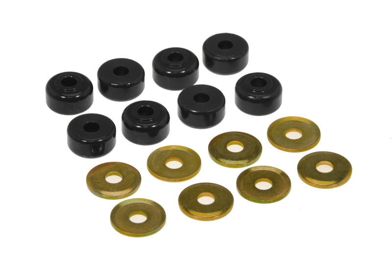 Prothane Universal End Link Bushings &amp; Washers - 5/8 x 1 1/8 OD - Black