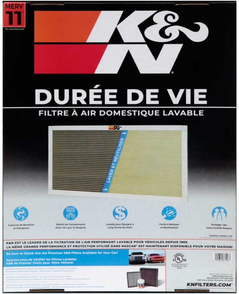 K&amp;N HVAC Filter - 16 x 20 x 1