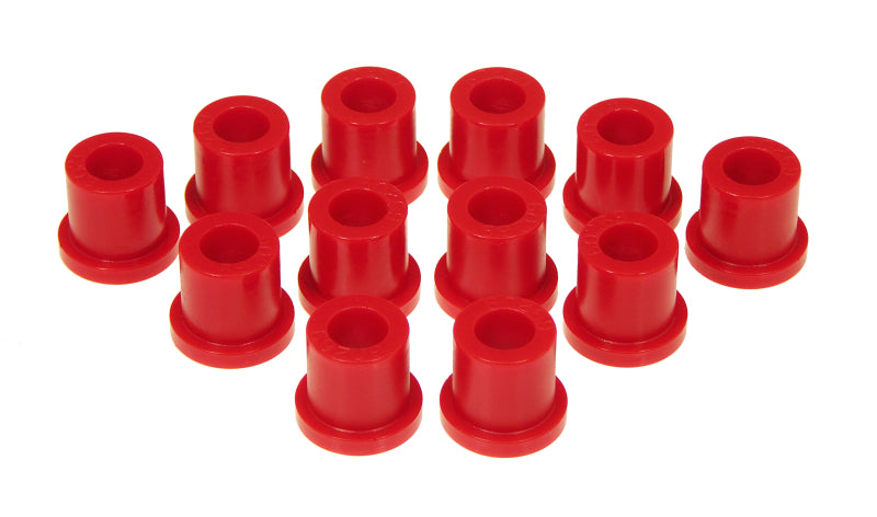 Prothane 79-83 Toyota Truck 2/4wd Rear Spring &amp; Shackle Bushings - Red