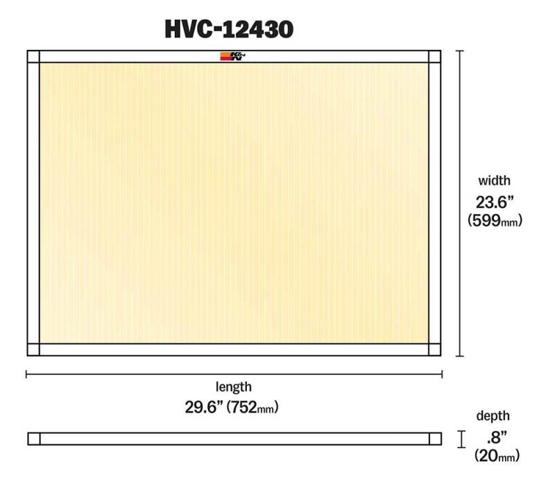 K&amp;N HVAC Filter - 24 x 30 x 1