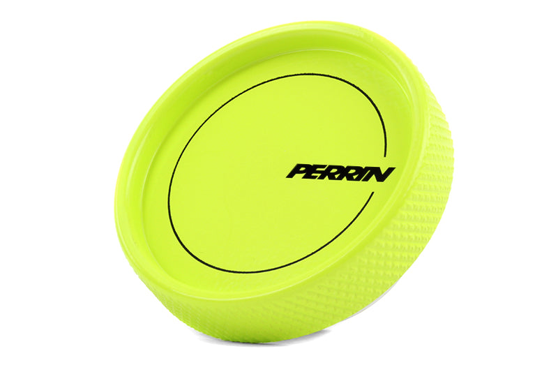 Perrin 02-21 Subaru WRX / 2022 BRZ &amp; GR86 / 04-21 STI / 00-18 Forester XT Oil Fill Cap - Neon Yellow