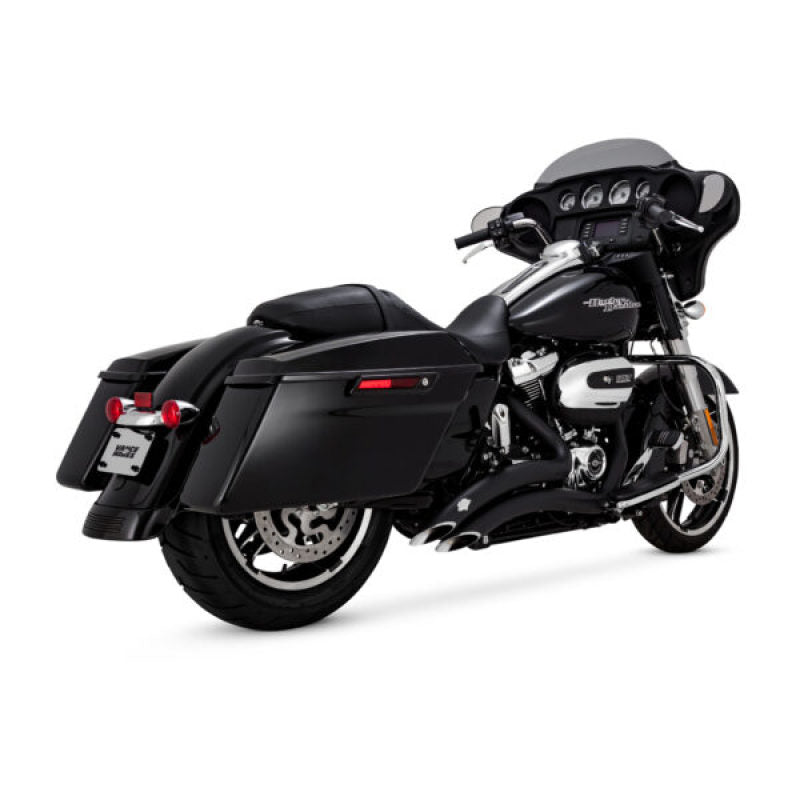 Vance &amp; Hines HD Dresser 17-22 Big Radius 2-2 Black Full System Exhaust