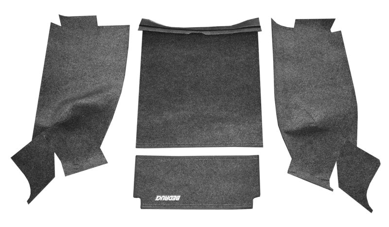 BedRug 87-95 Jeep YJ Rear Kit 4pc Cargo Kit (Incl Tailgate &amp; Cargo Liner)