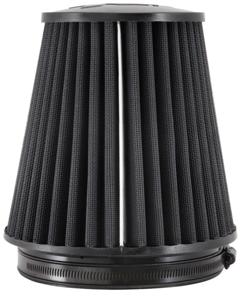 K&amp;N Universal Rubber Filter Round Tapered 6in Flange ID x 7.5in Base OD x 5.25in Top OD x 8in Height