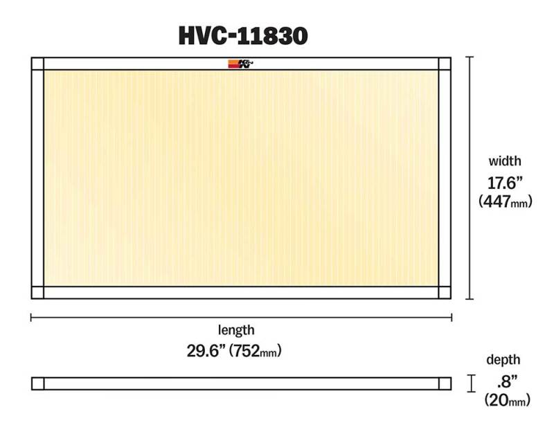 K&amp;N HVAC Filter - 18 x 30 x 1