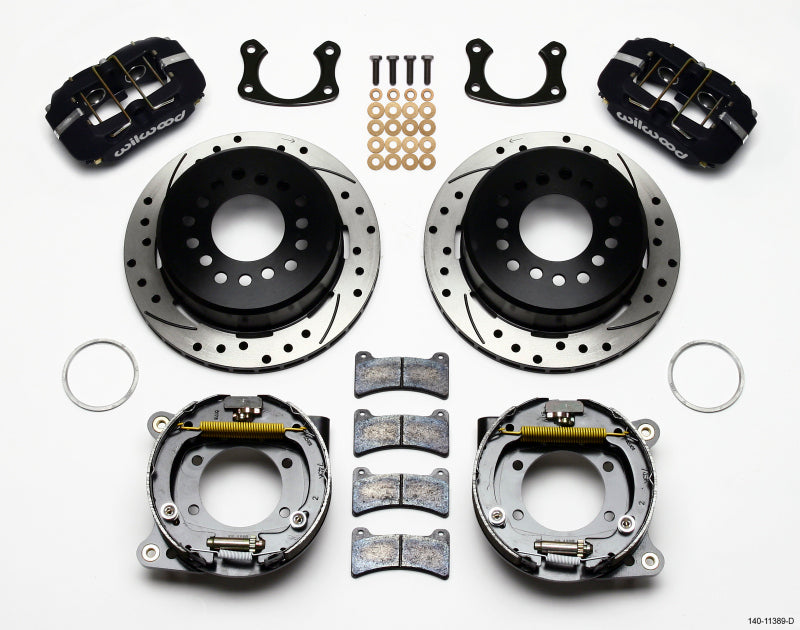 Wilwood Dynapro Low-Profile 11.00in P-Brake Kit Drilled New Big Ford 2.50in Offset