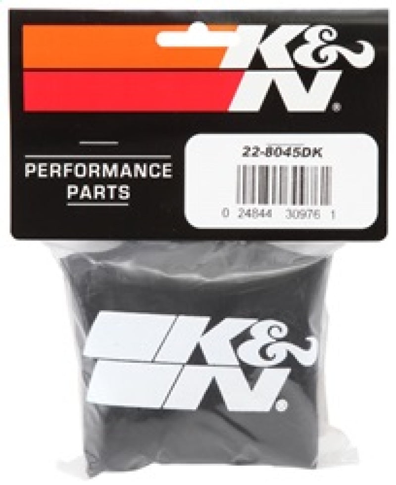 K&amp;N 6in ID x 6inH Closed Top Black DryCharger Air Filter Wrap