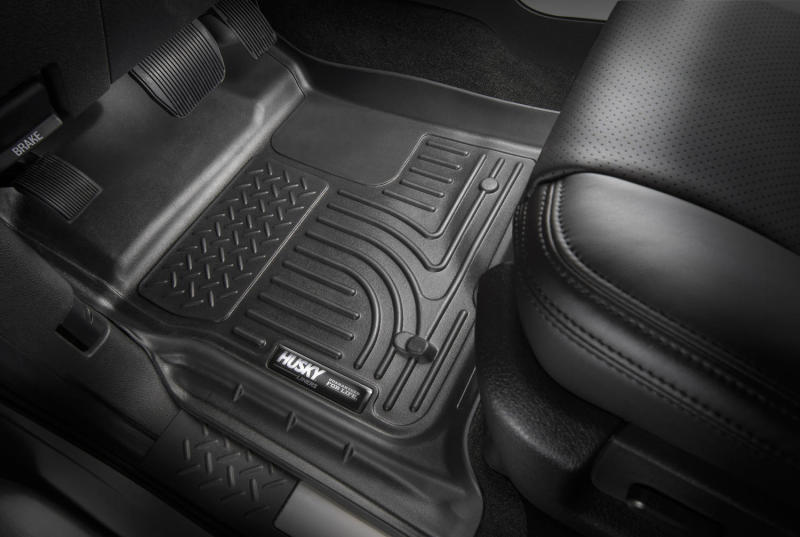 Husky Liners 2013 Honda Accord WeatherBeater Black Front &amp; 2nd Seat Floor Liners (4-Door Sedan Only)