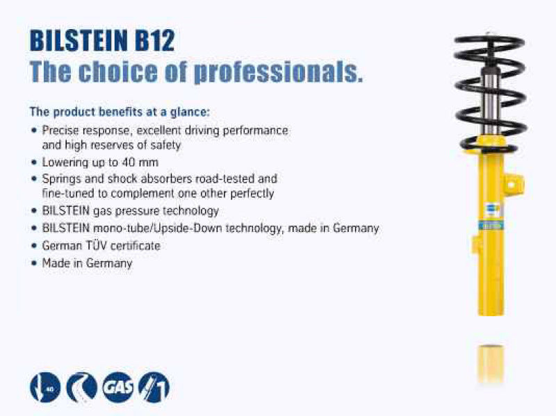 Bilstein B12 (Pro-Kit) 06-10 Dodge Charger V6/V8 2.7L/3.5L/5.7L Front &amp; Rear Suspension Kit