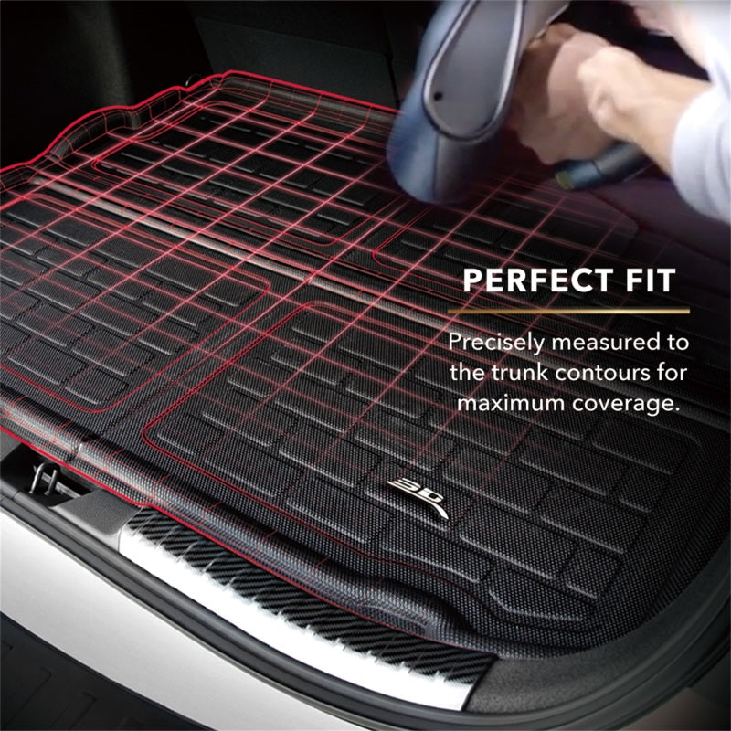 3D MAXpider Chevrolet Bolt EUV 2022-2022 Kagu Black Cargo Liner