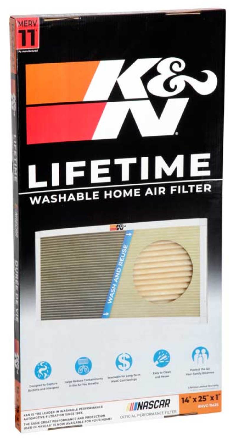 K&amp;N HVAC Filter - 14 x 25 x 1