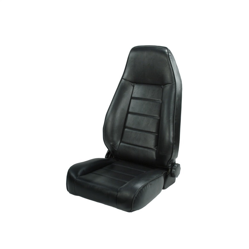 Rugged Ridge High-Back Front Seat Reclinable Black 76-02 CJ&amp;Wrangle