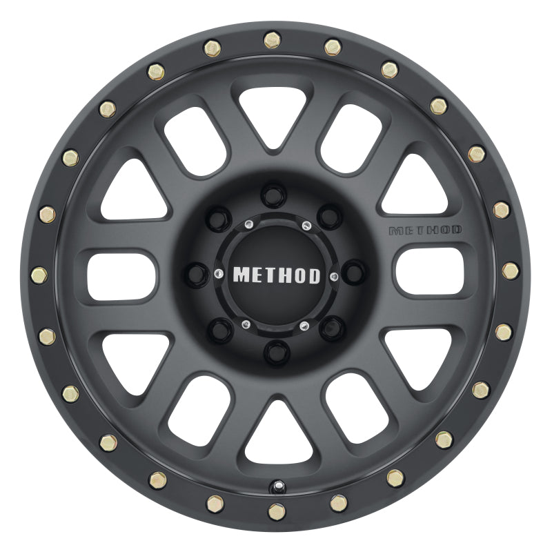 Method MR309 Grid 18x9 +18mm Offset 8x170 130.81mm CB Titanium/Black Street Loc Wheel