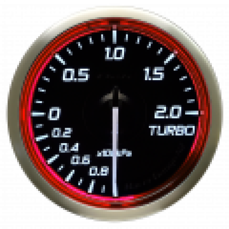 DEFI Racer Turbo Gauge N2 52mm 200KPA - Red