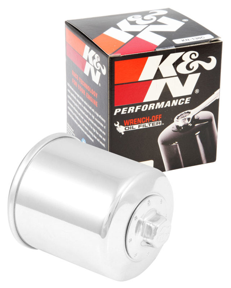 K&amp;N Suzuki / Arctic Cat / Cagiva / Kawasaki / Kymco / Aprilia 2.813in OD x 3.221in H Oil Filter