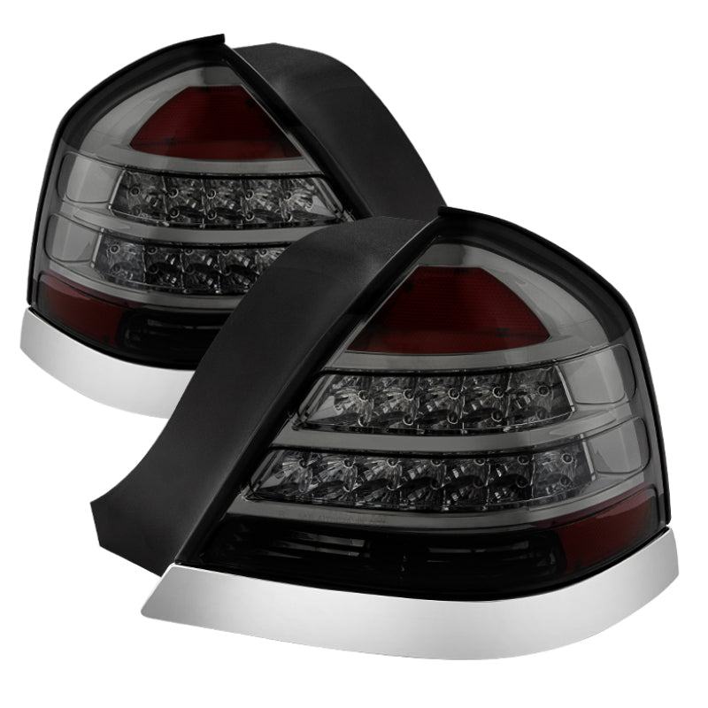 Xtune Crown Victoria 98-11 LED Tail Lights Smoke ALT-JH-CVIC98-LED-SM
