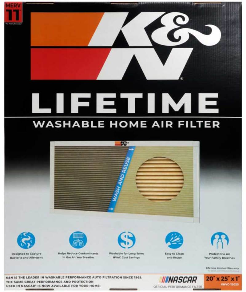 K&amp;N HVAC Filter - 20 x 25 x 1