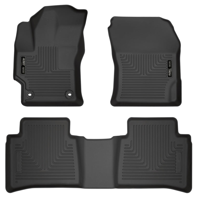Husky Liners 2020 Toyota Corolla Weatherbeater Black Front &amp; 2nd Seat Floor Liners
