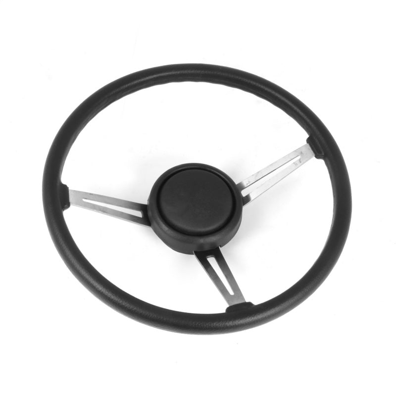 Omix Steering Wheel Kit Leather 76-95 CJ &amp; Wrangler