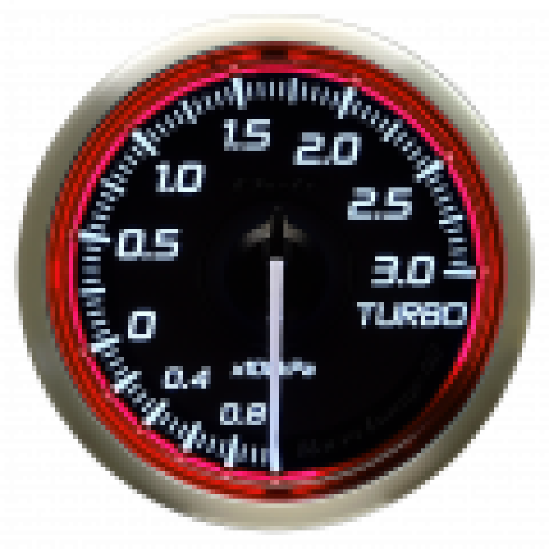 DEFI Racer Turbo Gauge N2 52mm SI 300KPA Red