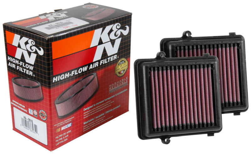 K&amp;N 16-17 Honda CRF1000L Africa Twin 998 Replacement Drop In Air Filter (2 Per Box)