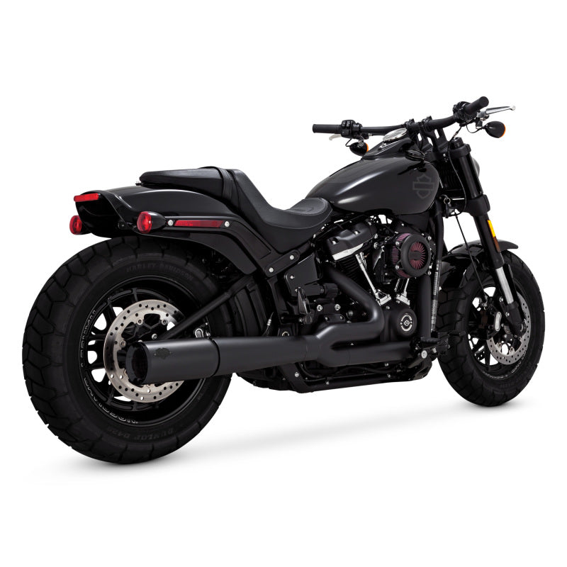 Vance &amp; Hines HD Softail 18 -22 Pro Pipe Black PCX Full System Exhaust